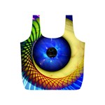 Eerie Psychedelic Eye Reusable Bag (S)