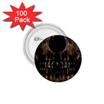 Skull Poster Background 1.75  Button (100 pack)