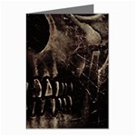 Skull Poster Background Greeting Card