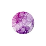Purple Bubble Art Golf Ball Marker