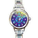 Wisdom Round Italian Charm Watch