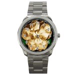 flower 3 Sport Metal Watch