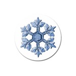 Snowflake #2 Magnet 3  (Round)