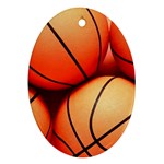 Basketball Ornament (Oval)