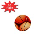 Basketball 1  Mini Button (10 pack) 