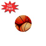 Basketball 1  Mini Button (100 pack) 
