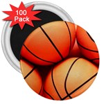 Basketball 3  Magnet (100 pack)