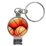 Basketball Nail Clippers Key Chain