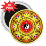 YinYang 3  Magnet (10 pack)