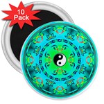 YinYang 3  Magnet (10 pack)