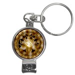OM Lotus Nail Clippers Key Chain