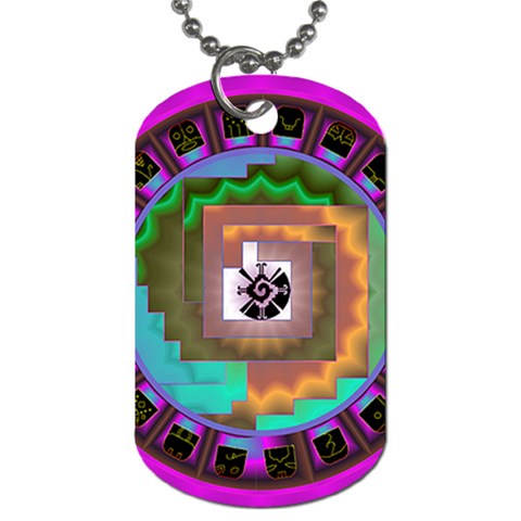 Mayan Dog Tag (Two Sides) from UrbanLoad.com Front