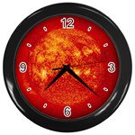 Sun Wall Clock (Black)