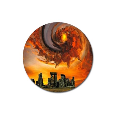  Stonehenge Sunset  Magnet 3  (Round) from UrbanLoad.com Front