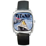 Titanic Square Metal Watch