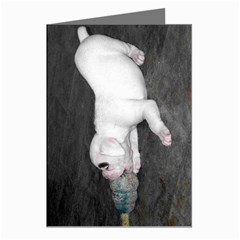 White Puppy Greeting Cards (Pkg of 8) from UrbanLoad.com Left