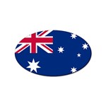 Australia Flag Sticker Oval (100 pack)