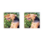 airedale terrier Cufflinks (Square)
