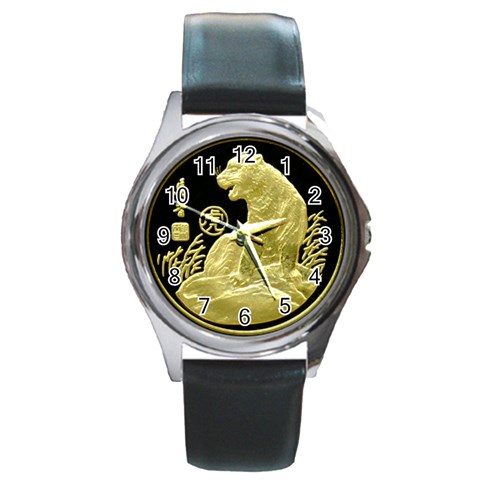 ChiTiger Round Metal Watch from UrbanLoad.com Front
