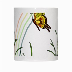 Butterflies & Rainbow White Mug from UrbanLoad.com Center