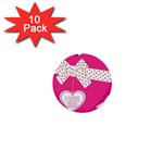 I Love You 1  Mini Button (10 pack) 