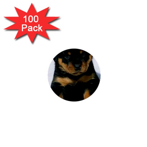 cute pup 1  Mini Button (100 pack)  from UrbanLoad.com Front