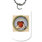 heart 6 Dog Tag (One Side)