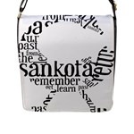 Sankofashirt Flap Closure Messenger Bag (Large)