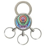 04-quadsteelie 3-Ring Key Chain