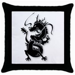 Dragon Throw Pillow Case (Black)