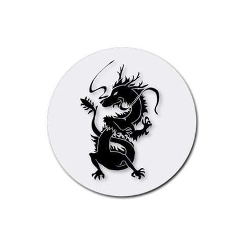 Dragon Rubber Round Coaster (4 pack) from UrbanLoad.com Front