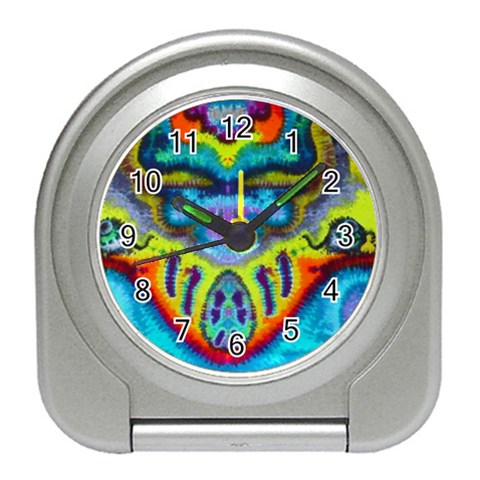 16X12_surfin_eyeballs Travel Alarm Clock from UrbanLoad.com Front