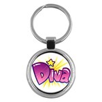 Diva Key Chain (Round)