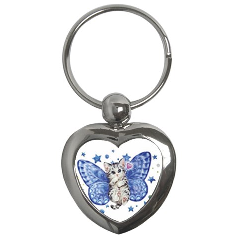Butterfly Key Chain (Heart) from UrbanLoad.com Front