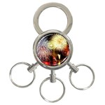 firework 3-Ring Key Chain