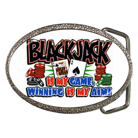 Blackjack Belt Buckle from UrbanLoad.com Front