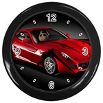 Super Car D37 Wall Clock (Black)
