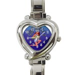 Aquarius Heart Italian Charm Watch