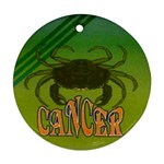Cancer Ornament (Round)