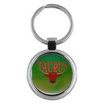 Taurus Key Chain (Round)