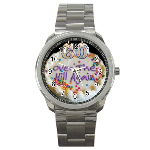 60th B Day Sport Metal Watch from UrbanLoad.com Front