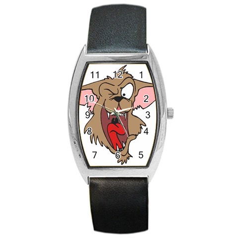 crazy_dog Barrel Style Metal Watch from UrbanLoad.com Front