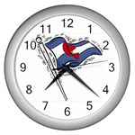 State Flag Colorado Wall Clock (Silver)