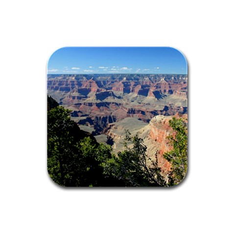 Grand Canyon D1 Rubber Square Coaster (4 pack) from UrbanLoad.com Front