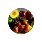 Fresh Fruit Rubber Round Coaster (4 pack)