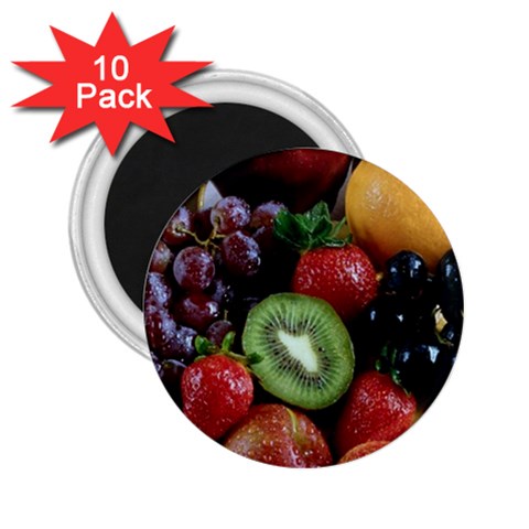 Chilled Fruit 2.25  Magnet (10 pack) from UrbanLoad.com Front