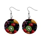 Chilled Fruit 1  Button Earrings
