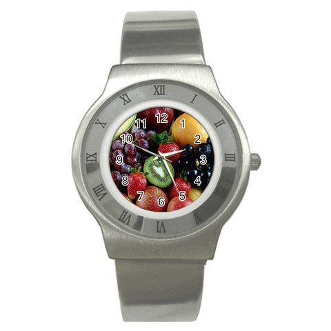 Chilled Fruit Stainless Steel Watch from UrbanLoad.com Front