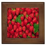 Strawberries  Framed Tile
