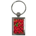 Strawberries  Key Chain (Rectangle)